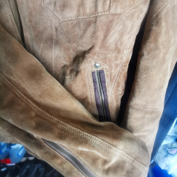 Suede Leather Jacket for Men - Picture 5 of 7